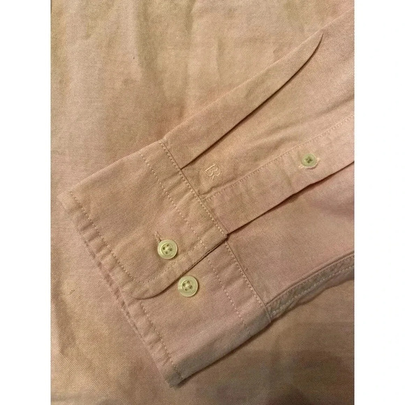 BANANA REPUBLIC- NEW- UNTUCK OXFORD SHIRT LARGE - Picture 2 of 4